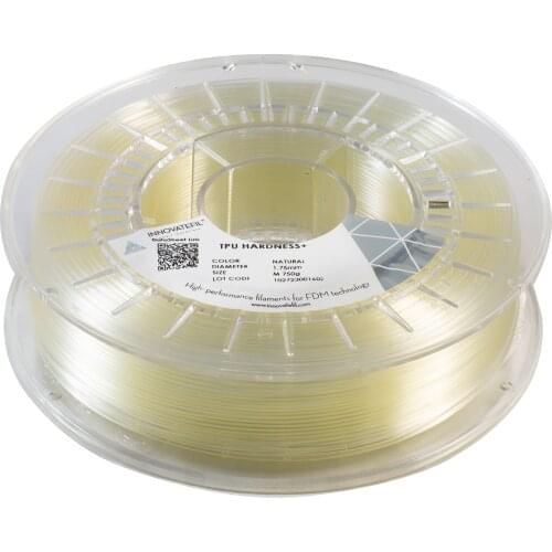 INNOVATEFIL TPU HARDNESS +, 1.75mm, NATURAL, 750g filament for Smart Materials 3D printing
