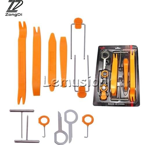 ZD 12Pcs Car Panel Pry Tool Styling for Mazda 6 CX-5 Suzuki Grand Vitara SX4 Mitsubishi ASX Lancer Outlander Pajero Accessories