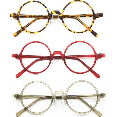 TR90 Round Eyeglasses Women Design Optical Glasses Frame Men Metal Vintage Prescription Eyewear Myopia Computer Spectacle