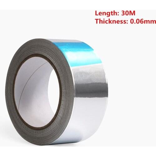 Aluminum Foil Tape BGA High Temperature Tape Sealing Thermal Duct Repairs For PCB Repair 30M*0.06mm
