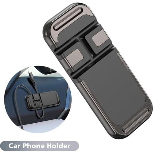 TKEY Magnetic Car Mount Phone Holder For iphone 12 Strip Shape Stand For xiaomi redmi note9 Wire clip Dashboard magnetic bracket