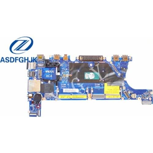 Laptop Motherboard LA-C451P for Dell for Latitude E7270 Motherboard T0V7J 0T0V7J CN-0T0V7J i7-6600U CPU 100% Test ok