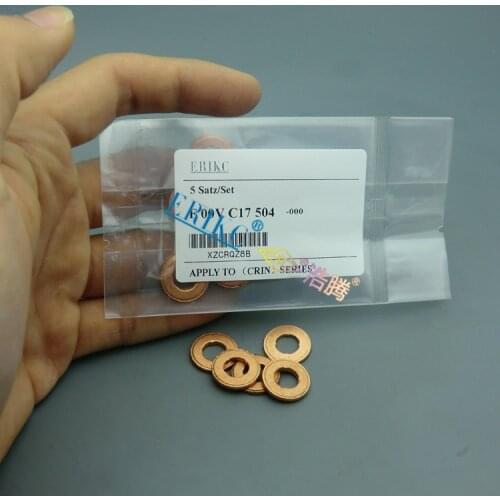ERIKC 2mm Nozzle Injecteur Washer F 00V C17 504 (FOOV C17 504) Common Rail Injector Copper Washer FOOVC17504