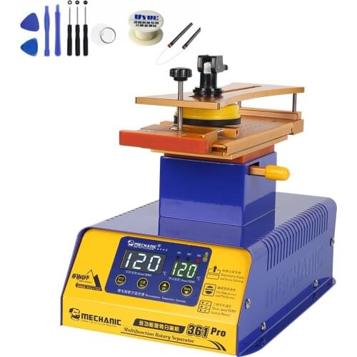 Multifunction 360℃ Rotary Separator Constant Temperature Heating Machine For Mobile Phone Replace Screen MECHANIC 361 PRO