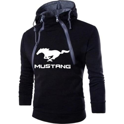 Mens Hoodies For Mustang Car Logo Printed Ashion Spring Autumn Pullover High Quality Streetwear Mens Clothes Casual SportsweaT