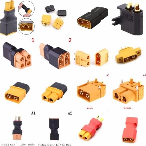 New XT60 XT-60 Male Female Parallel Adapter Converter Connector Cable Lipo Battery Harness Plug Wiring Wholesale