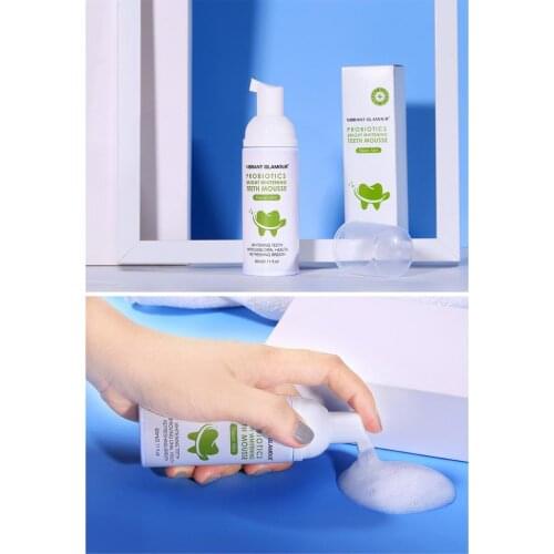 60ml Tooth Whitening Toothpaste Stain Removal Refreshing Shining Mousse