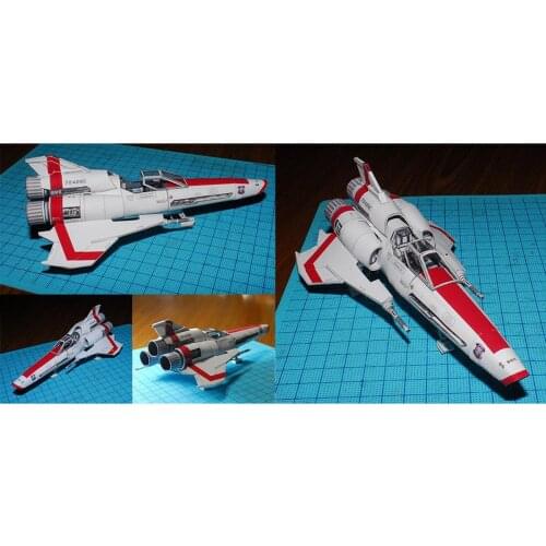 Battlestar Galactica Collection 2 Mk II Ship 3D Model Kit Spaceship DIY Handmade Spacecraft Toy