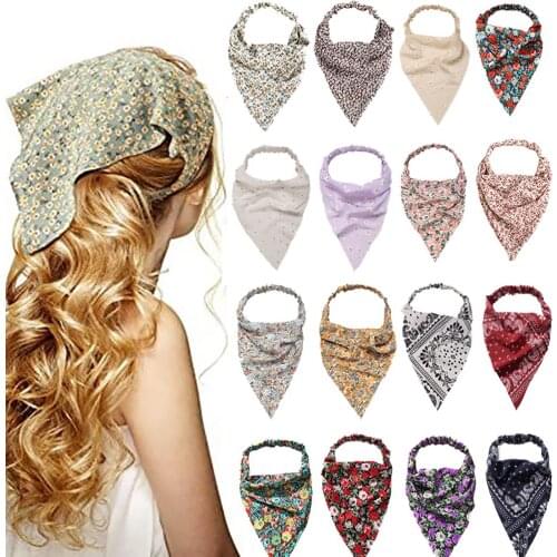 New Women Suede Soft Solid Print Headbands Vintage Cross Knot Elastic Hairbands Bandanas Girls Hair Bands Hair Accessories