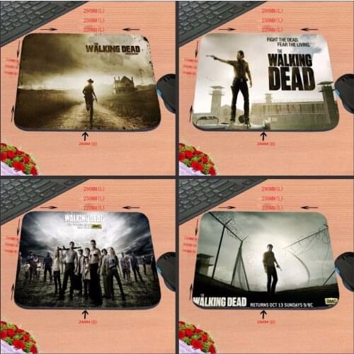 Luxury Print 4 PC of The Walking Dead Don't Open it Laptop Special Style aming Optal Laser Non Slip PC Mouse Pad Three Sizes