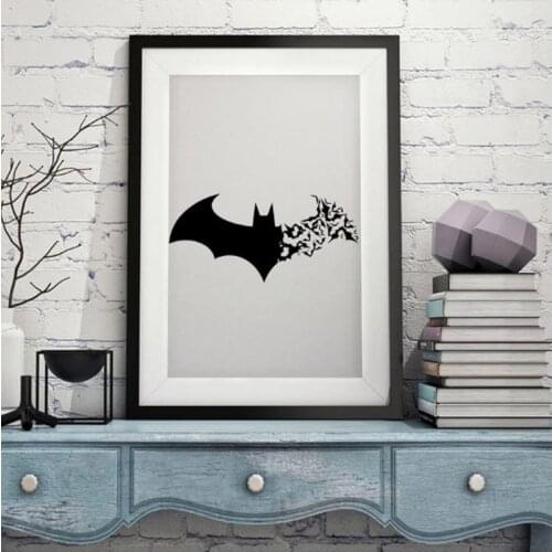Bat Pattern DIY removable Wall Sticker Vinyl Decal Home Decor Living Room Car Art Decor 3D Poster