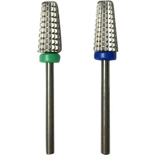 Carbide Nail Drill Bits 3/32" Cuticle Clean Nail Bit 3/32" Rotary Manicure Cutters Gel Removal Nails Accessories