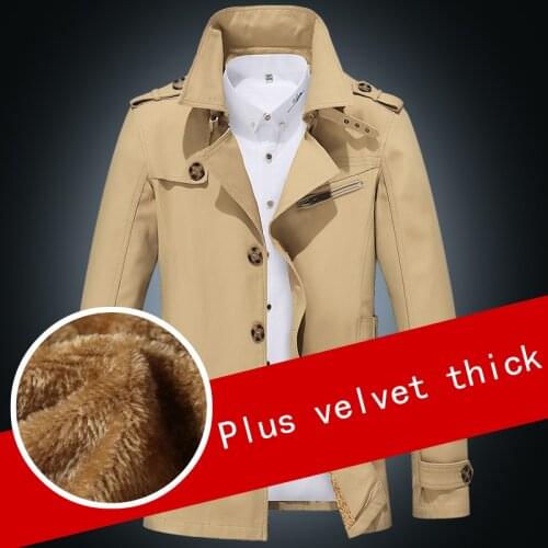 Spring Mens Long Thin Trench Coats Cotton Business Coat Male Brand Clothing Stylish Autumn winter Suit Blazer Plus Size M-5XL