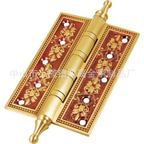 [Xi Ya Hardware] on upscale atmosphere grade copper hinge 5 inch 4 cm thick copper casement hinge