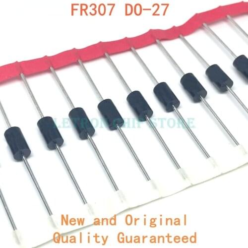 20PCS FR307 DO-27 DO-201 3A 1000V Fast recovery diode