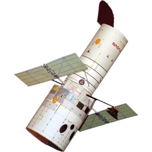 Hubble Space Technology handmade paper model DIY