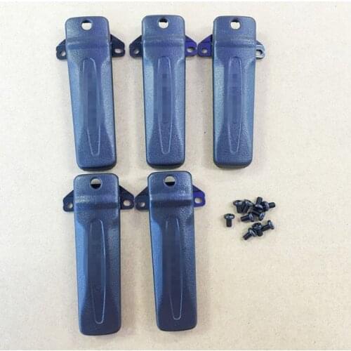5pcs/lot the belt clilp with screws for kenwood TK3207 TK3307 TK3207G TK2207G TK2207 NX340 D340 etc walkie talkie