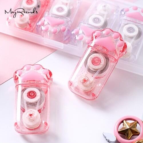 6PCS/30M 2019 New Pink Correction Tape Cute Cat-claw Correction Tape Economical Set Stationery Office School Supplies