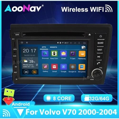 Wireless Carplay Touch Screen 2 DIN GPS Navigation Car Radio For Volvo V70 2000-2004 Car Multimedia Player Stereo Receiver