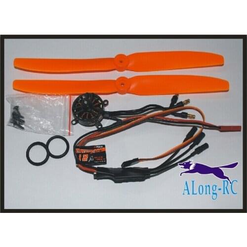 FREE SHIPPING BRUSHLESS MOTOR EMAX GT2205KV1660 +12A ESC FOR the F3P RC plane MINI 3D PLANE multicopter