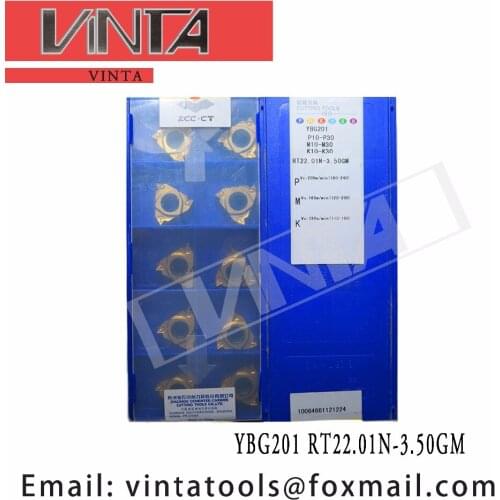 Free shipping high quality 10pcs/lots YBG201 RT22.01N-3.50GM cnc carbide turning inserts
