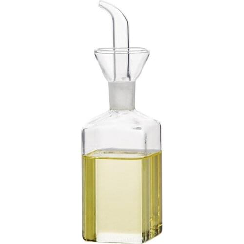 Oil Bottle Dustproof Leak-proof High Borosilicate Glass Durable Heat-resistant Household Seasoning Bottle Kitchen Tools