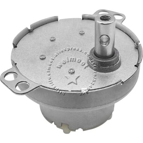 DC3V 5V 6V 12V 24V JS-50T POM Plastic Gear Gearbox Speed Reduction Gear Motor Horizontal Hole Tapping Shaft