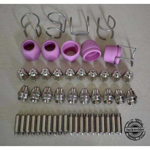 AG-60 WSD-60P P60 Air Pilot ARC Cutting Torch Nozzle 1.1mm 50A Plasma Cutter 50pcs