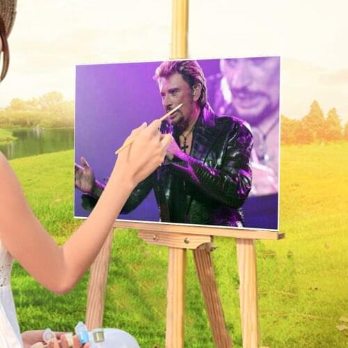 Johnny Hallyday Painting By Numbers Set Acrylic Paints 50*70 Paiting By Numbers Home Decoration For Children For Handicraft