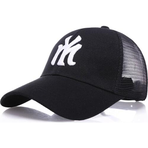New York mesh cap cotton embroidery baseball cap papa hat summer sun shade Snapback hat men and women fashion casual outdoor hat