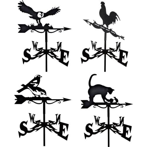 Classic Weather Vane Retro Farm Scene Garden Stake Weather Vane Professional