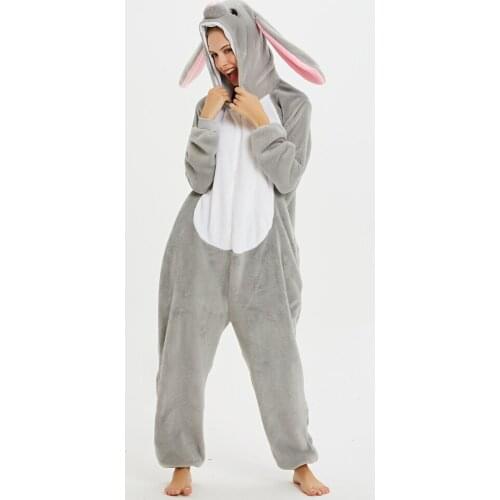 Mashimaro Unisex Adult Animal Onesies Cosplay Large Cartoon One-Piece Sleepwear Pajamas Christmas Costume