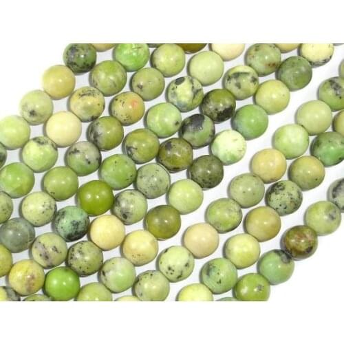 AA Quality One strand Natural Chrysoprase 4MM 6 MM 8MM 10MM 12MM Round Semi Gem stone Jewelry Beads 15.5"/Strand