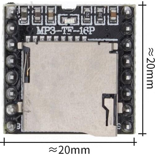 Mini MP3 Player Module TF Card U Disk Mini MP3 Player Audio Voice Module Board DF Play Wholesale