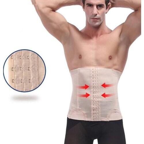 2018 Mens waist belt corset Cummerbund Tummy Slimming Belt body corset girdle reduction belly Contral men body shaper belly