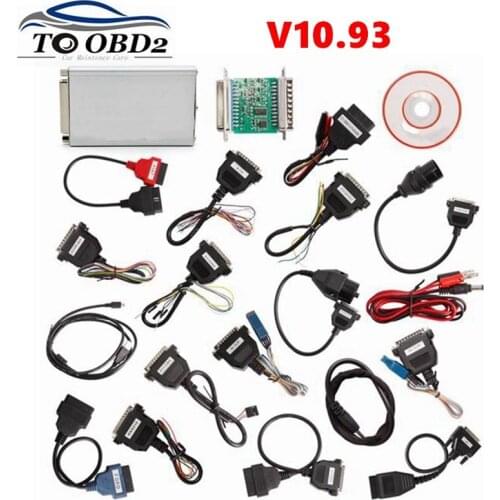 Newest CARPROG V10.93 Carprog V10.93 Car Prog ECU Chip Tunning Car Repair Tool Carprog 10.93 With All 21 Items Adapters