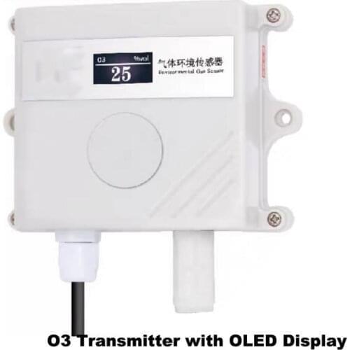 Display 10ppm zone Transmitter RS485 4-20mA/0-5V/0-10V Ozone concentration sensor O3 Temperature humidity sensor Transmitter
