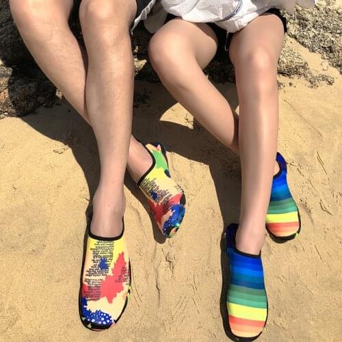 Women Men Beach Shoes Water Sports Footwear Swimming Pool Aqua Bathing Diving Shoes Sock Wet Sea Reef Barefoot Sneakers Slippers