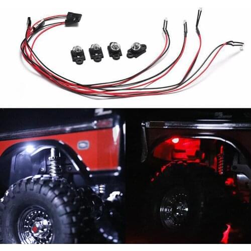 RC Automotive LED Light Kit for Traxxas TRX-4 Defender Wheel Lights TRX4 Bronco G500 Wheel Eyebrow Lights