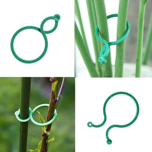 Eight-shaped Buckle Vegetable Holder Garden 150pcs Greenhouse PE 100pcs Small +50pcs Large Outdoor Plant Clip