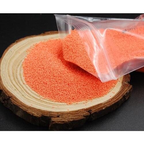 10g 30g Orange Color 0.6mm-0.8mm Mini Caviar Beads Dazzling Caviar Beads 3D Nail Tips Strass Manicure Beauty