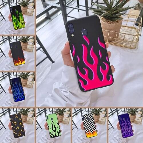 Back Cover For Samsung Galaxy M40 M30 M20 M10 Art Flame Aesthetic Silicone Soft Phone Case For Samsung Galaxy M40 M30 M20 M10