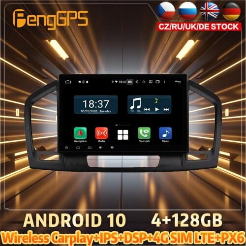 128G Android10 PX6 DSP For OPEL Insigina 2009 2012 Car DVD GPS Navigation Auto Radio Stereo Video Multifunction CarPlay HeadUnit