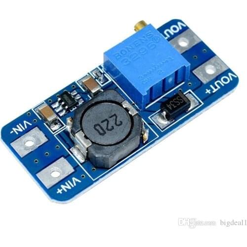 5pcs 10pcs MT3608 2A booster board DC-DC booster adjustable module wide voltage input booster board
