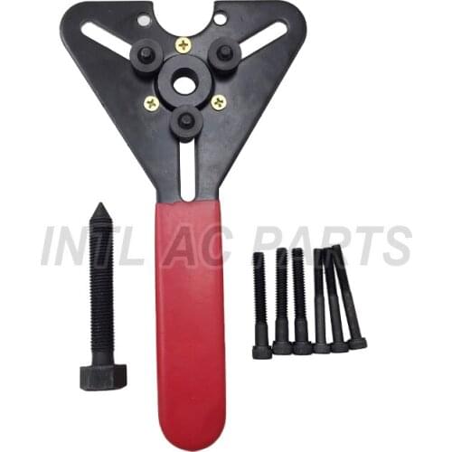 A/C Clutch Holding Tool &Three eye round clutch plate arbor for Sanden /DKS,/ZexelClutch Ford GM Chrysler Delphi Harrison
