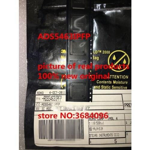 ADS5463IPFP ADS54631PFP ADS5463IPFPRG4 ADS5463I QFP NEW free shipping