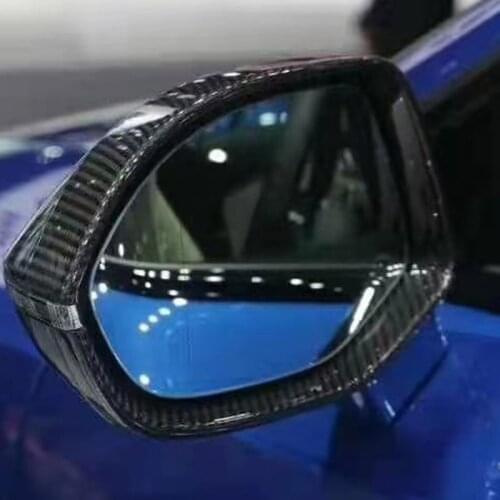 For Audi A7 S7 RS7 2011-17 Real Carbon Fiber Car Exterior Rearview Mirror Protective Cover Replacement Parts（Without assistance