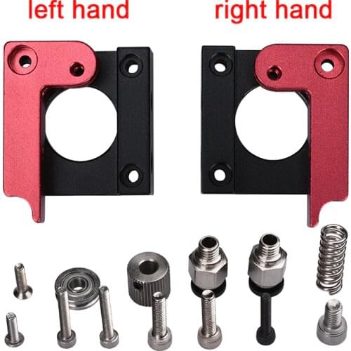 MK8 Extruder All Metal Aluminum Block DIY kit MK8 Bowden extruder For 1.75MM Filament For 3D printer parts left and right way