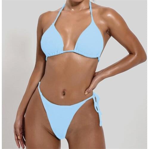 Bikini Set Swimsuit Women Push Up Sexy Swimwear String Bathing Suit Cupshe 2021 Swimming Suit for Women 2021 High Waist Monokini