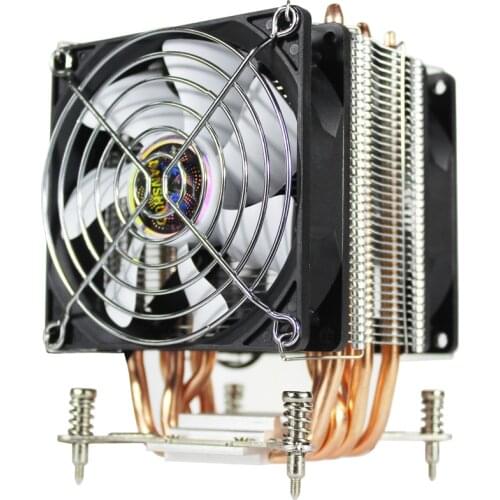 CPU Cooler 2/4/6 Copper Tube Heatpipe 12V 9cm Cooling Fan Heatsink Radiator for LGA 775 1150 1151 1155 1156 1366 X79 X99 AM3 AM4
